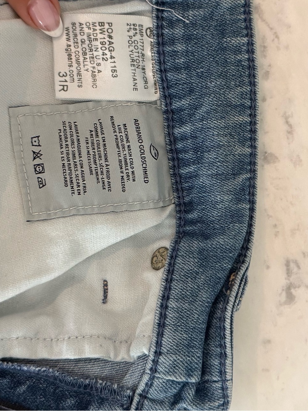 Agolde The Farrah Skinny Ankle High Rise - Picture 7 of 8